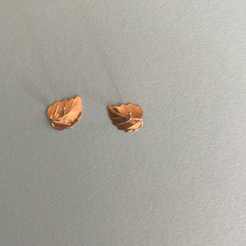 14K gold earrings